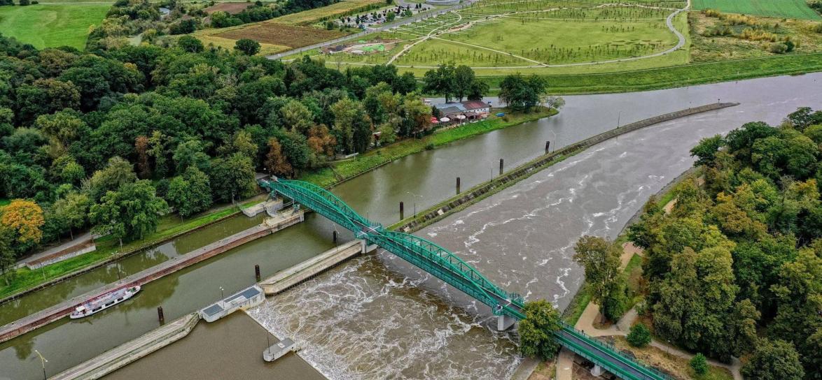 Rzeka Odra w Opolu