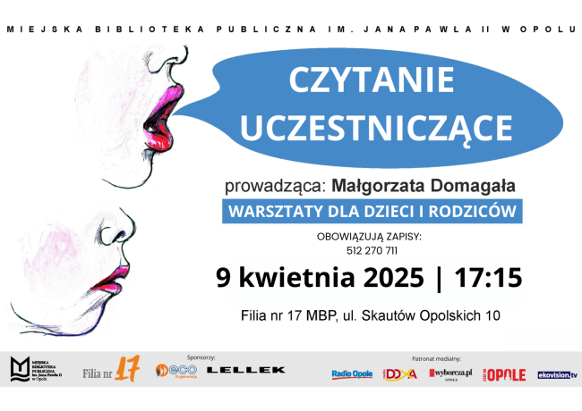 baner wydarzenia, informacje w tekście
