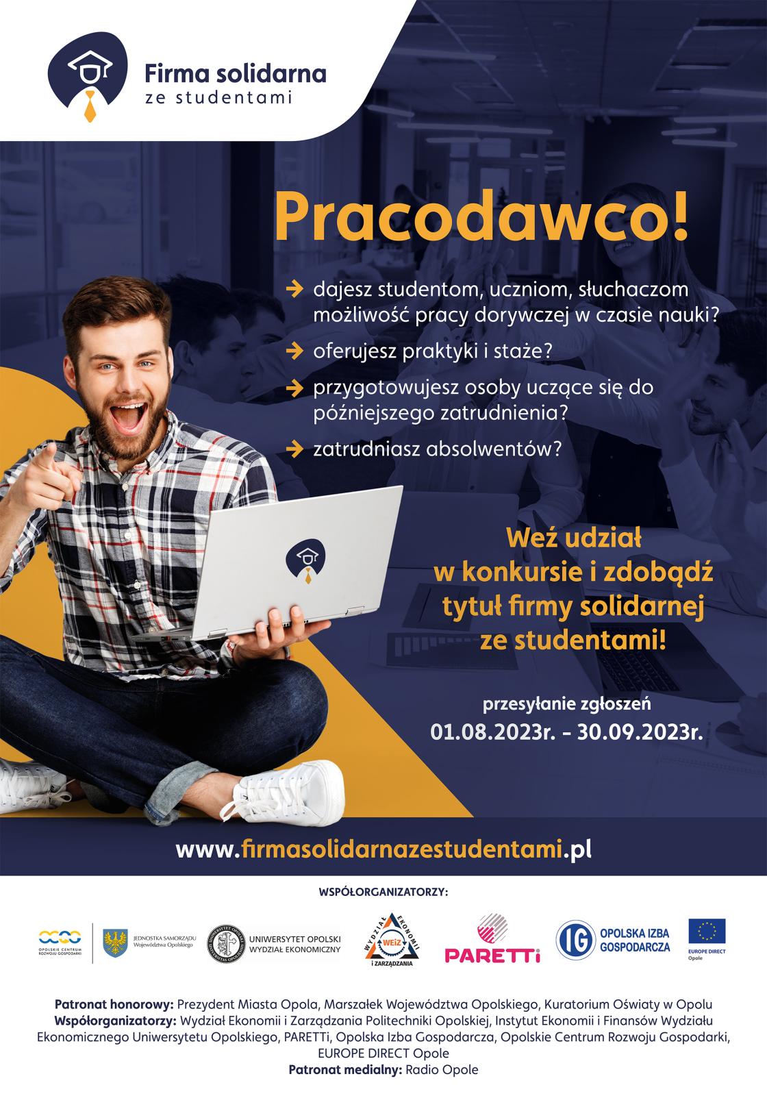 Plakat promujący konkurs
