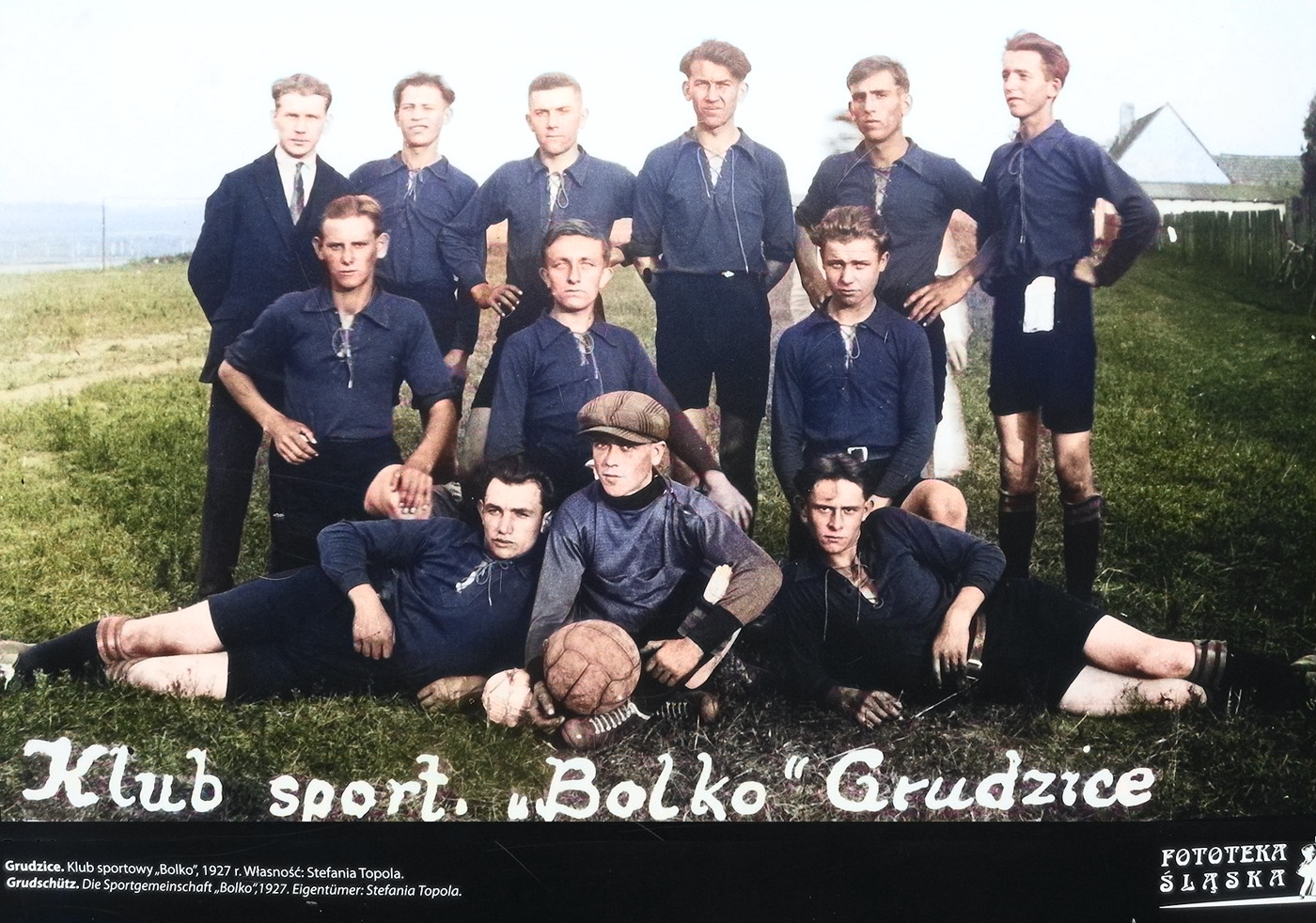 Piłkarze zespołu Bolko Grudzice