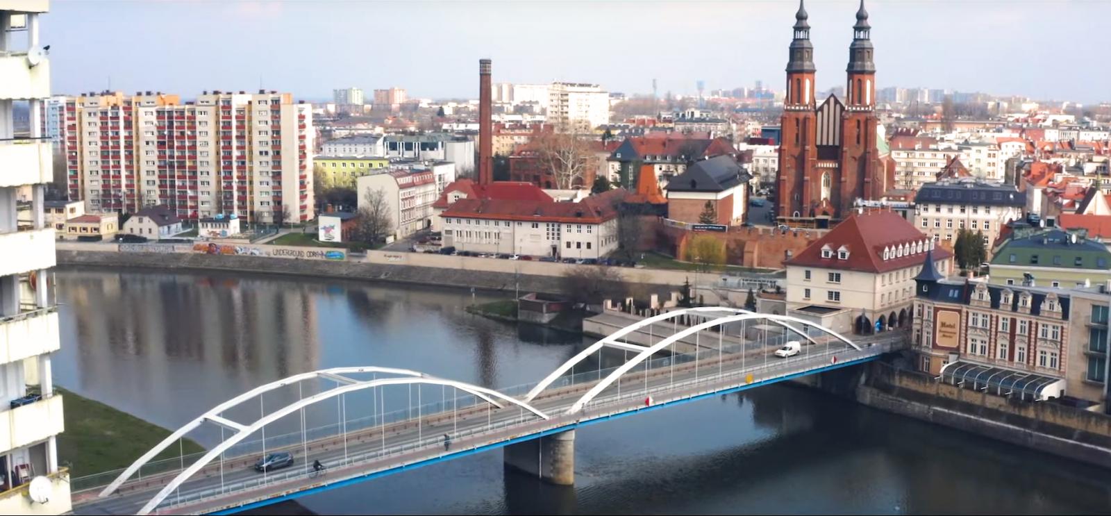 Opole widok na katedrę