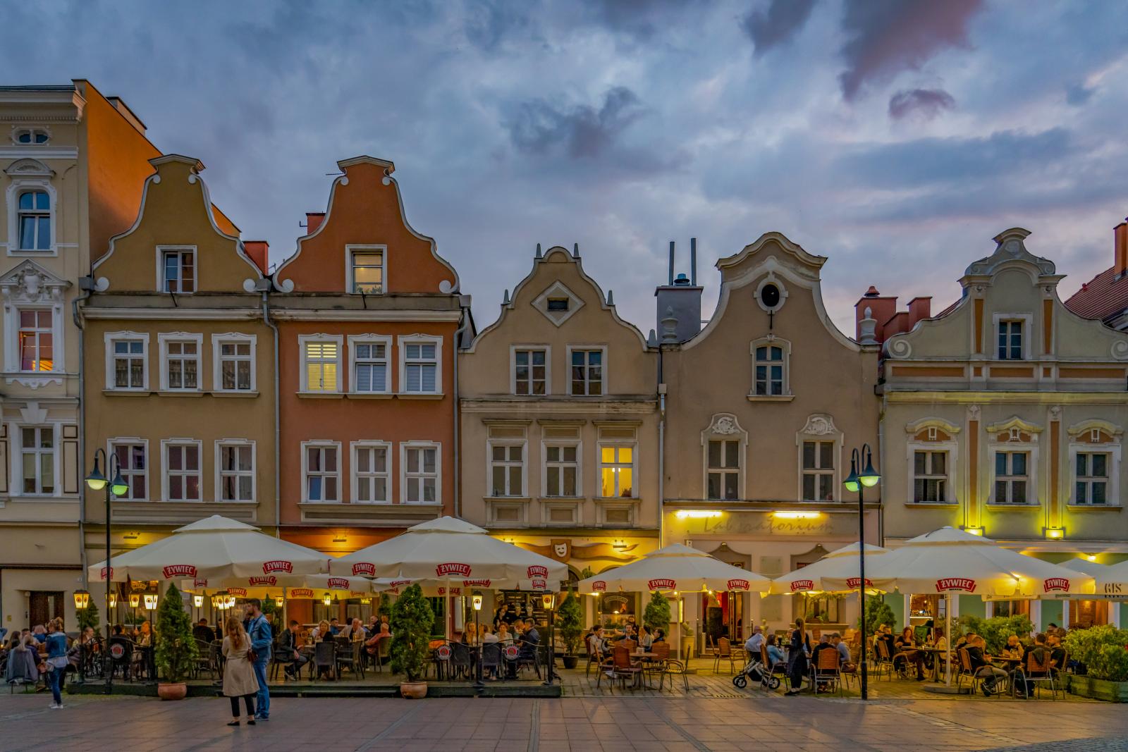 Kamienice, rynek
