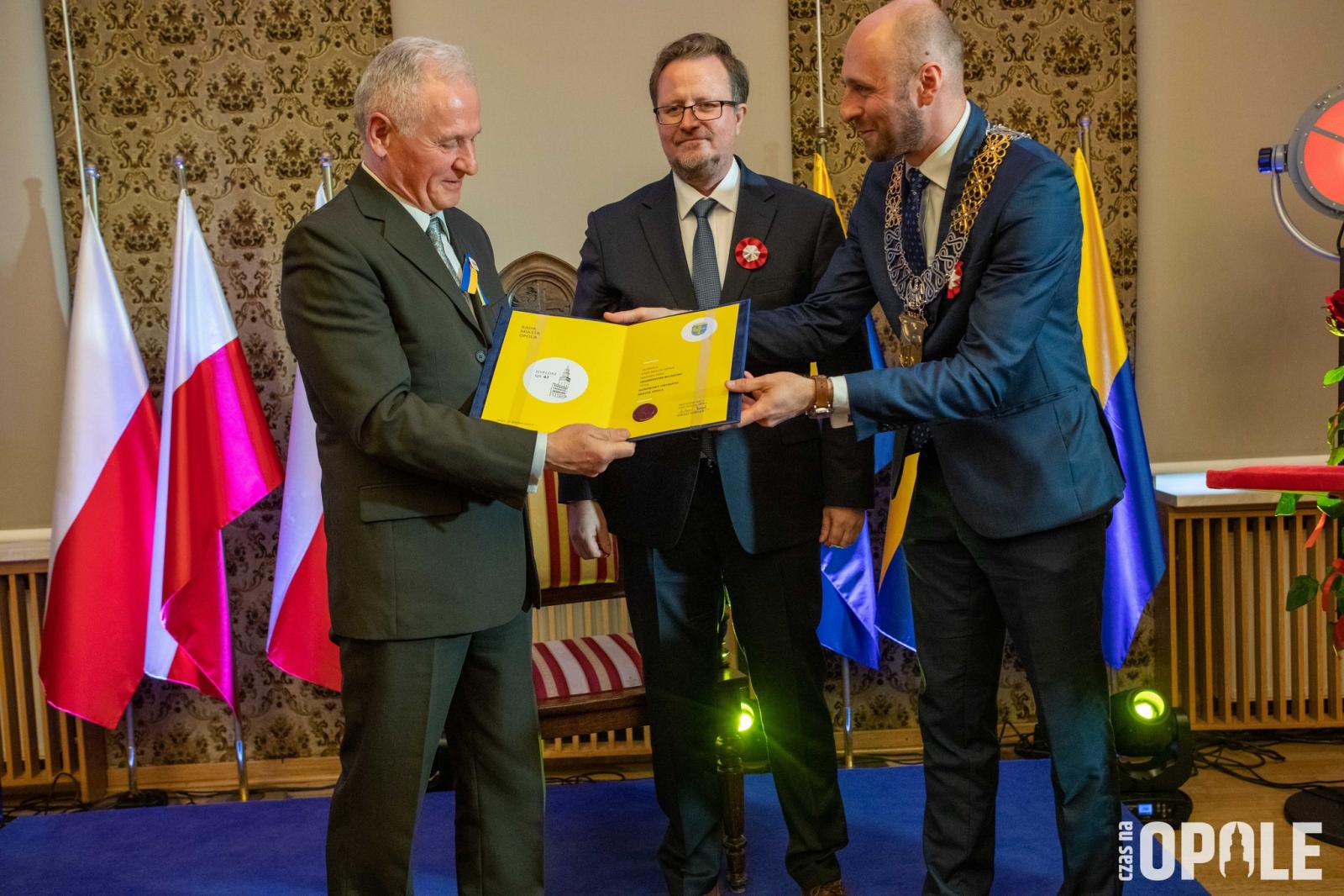 Tytuł Honorowego Obywatela Opola otrzymał Zbigniew Bujak