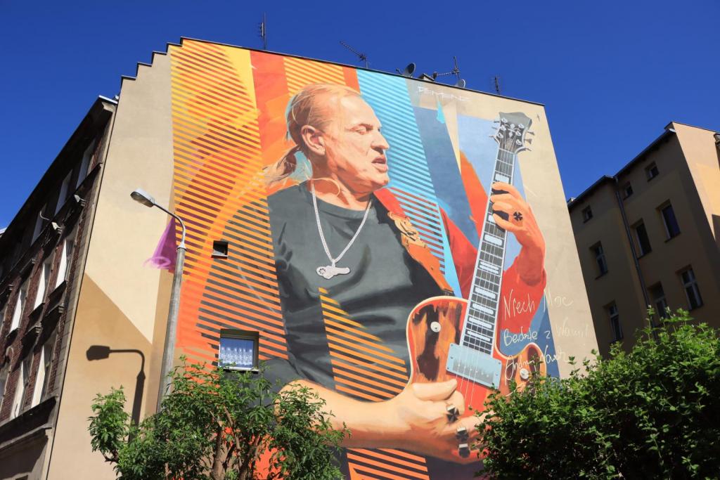 Mural Andrzeja Nowaka, fot. Ania Parkitna