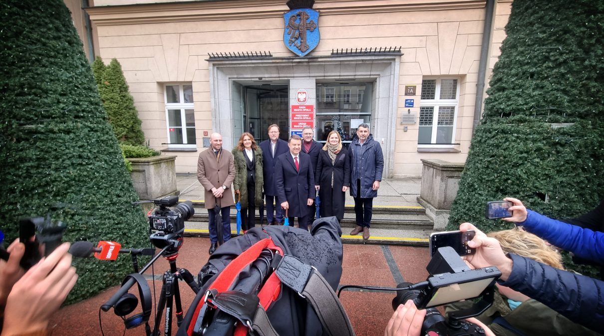 konferencja prasowa Prezydenta Opola