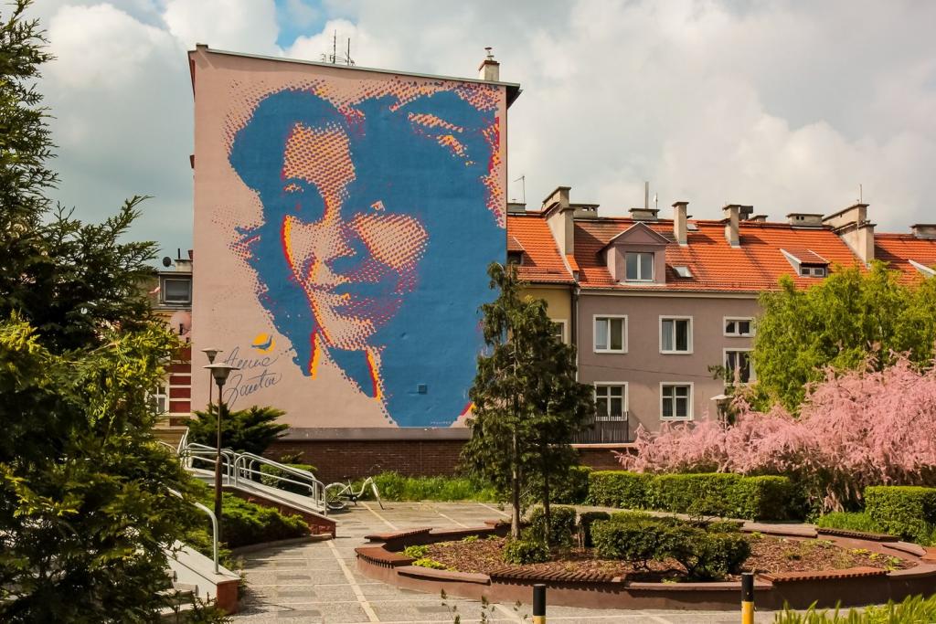 Mural Anny Jantar, fot. Ania Parkitna