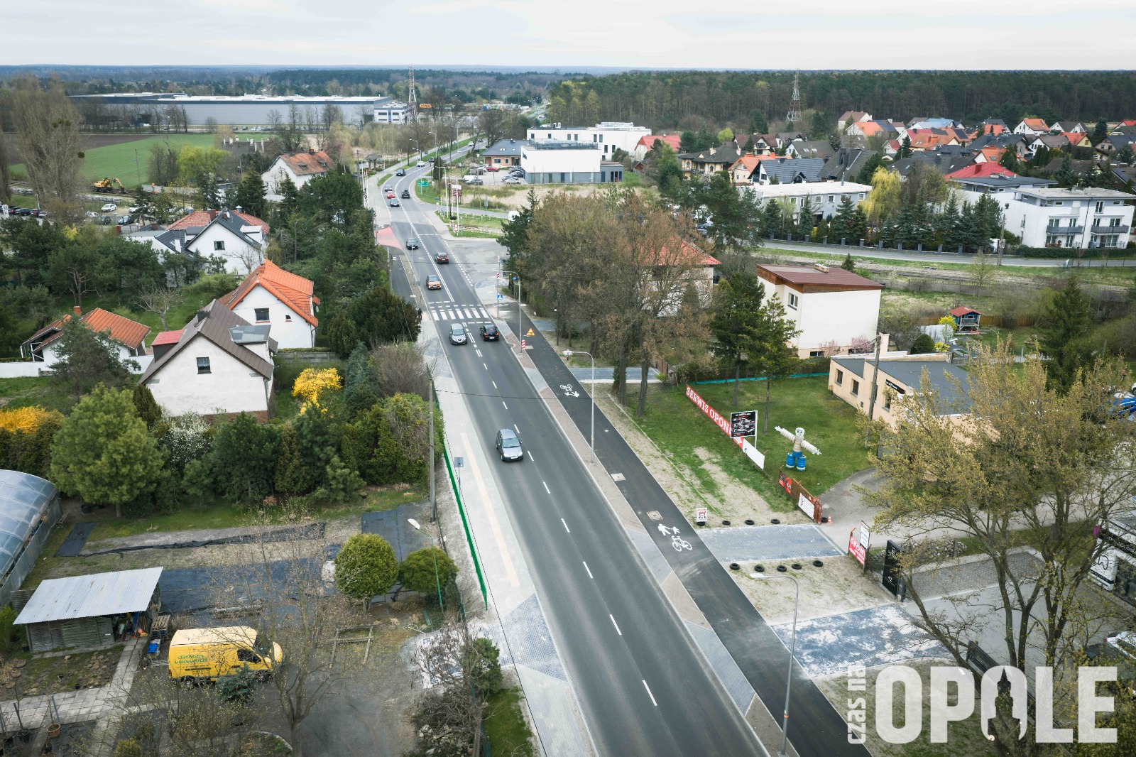 ścieżka rowerowa przy częstochowskiej