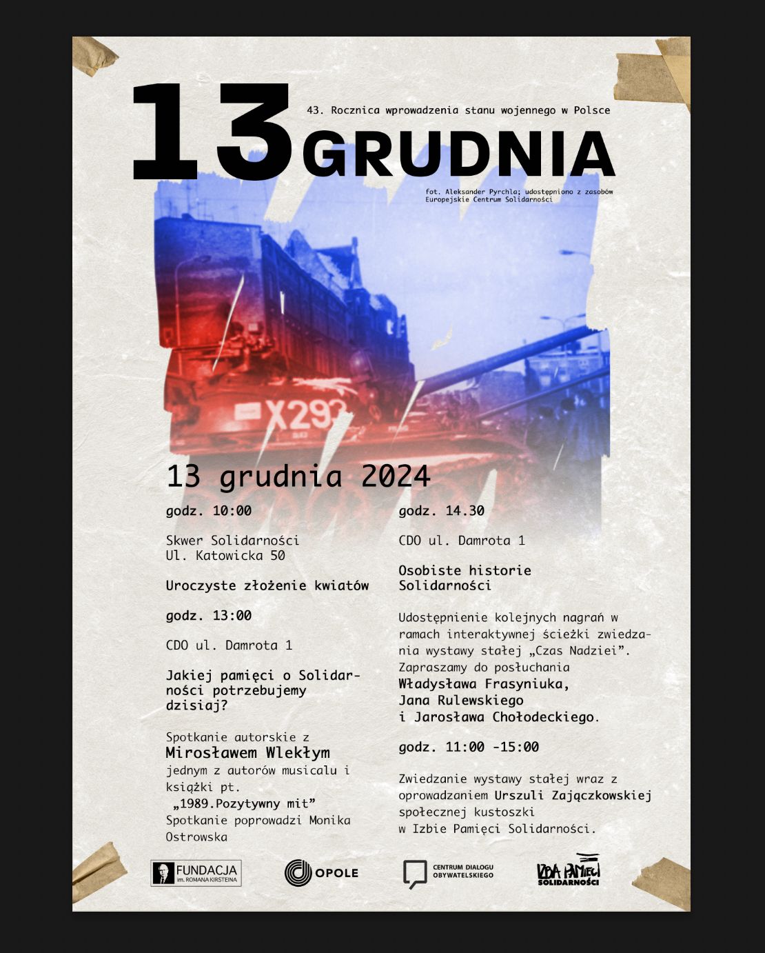 Plakat wydarzenia, informacje w tekście.