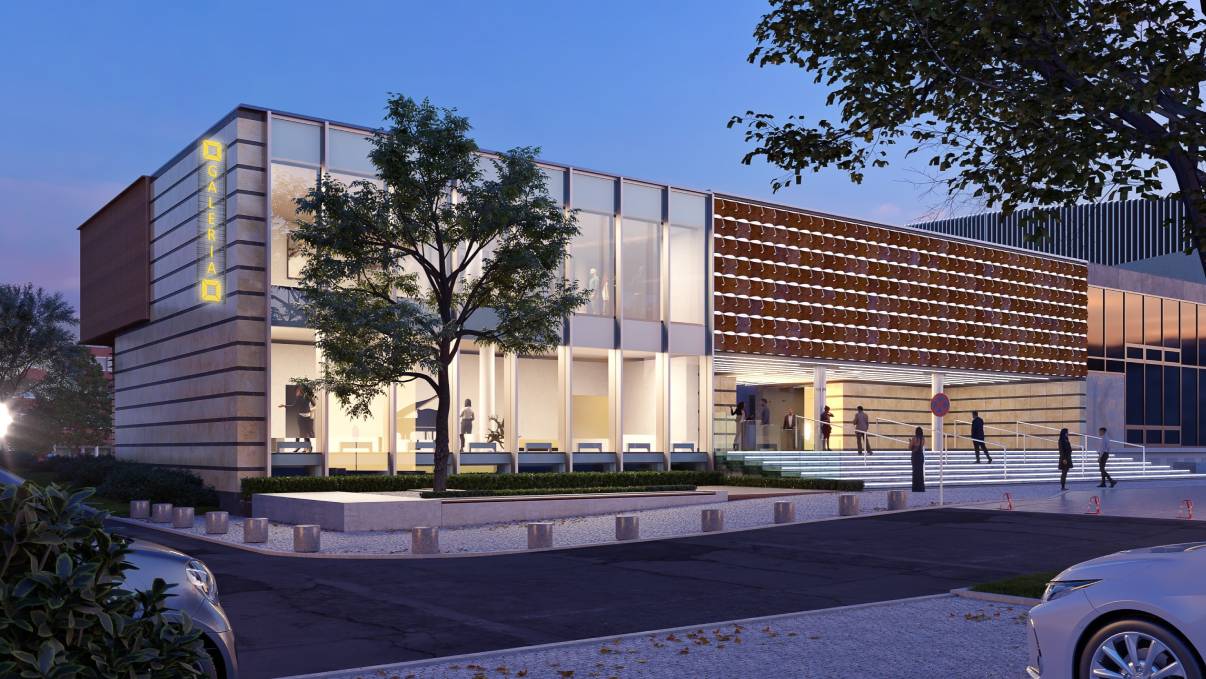 wizualizacja Galerii Sztuki Współczesnej