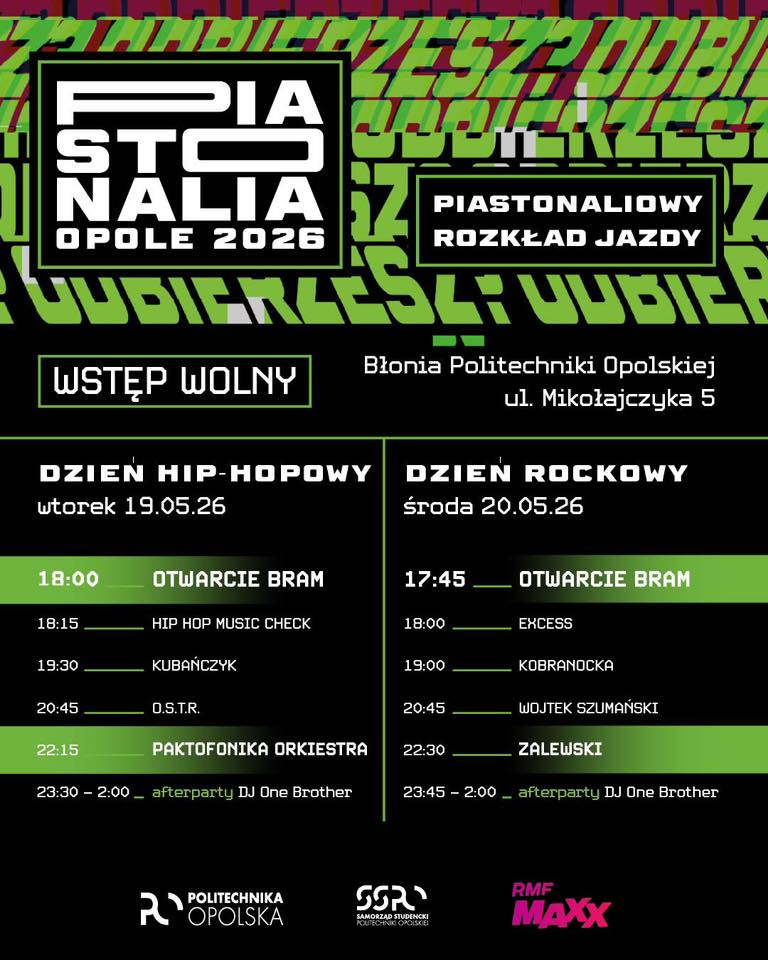 plakat z repertuarem