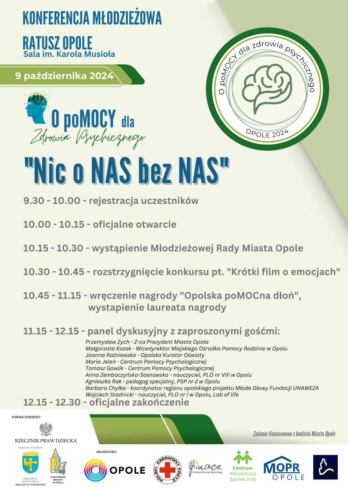 plakat dotyczący wydarzenia - konferencja młodzieżowa