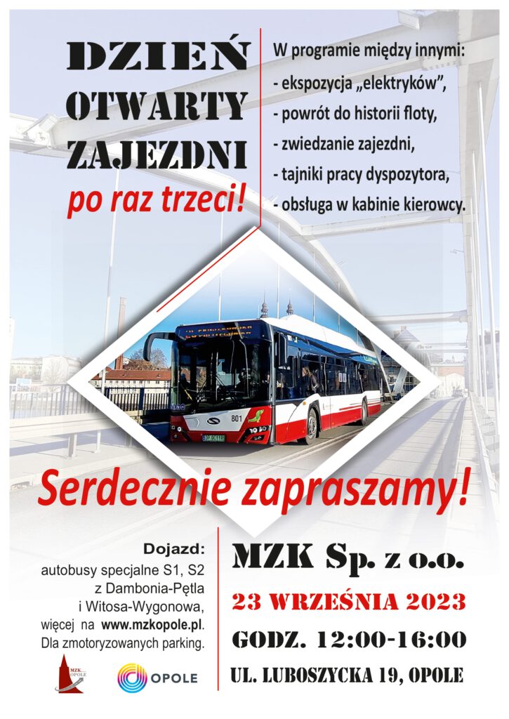 plakat Dzień otwarty MZK