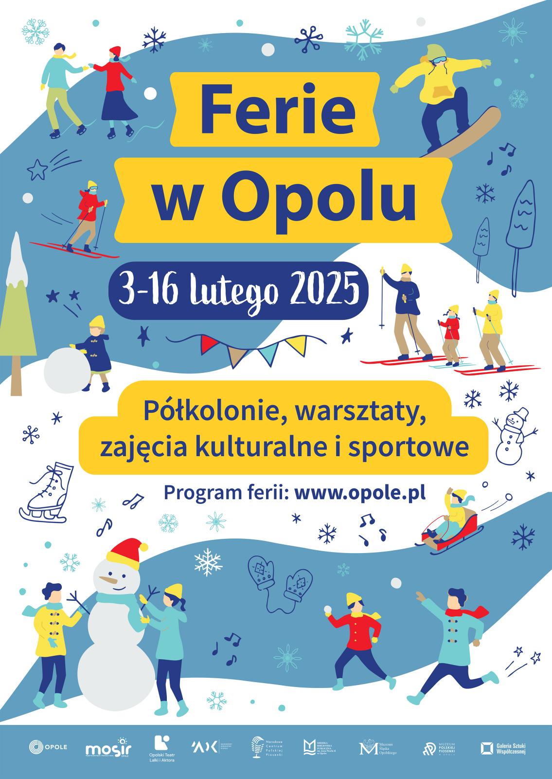 Plakat wydarzenia, informacja w tekście