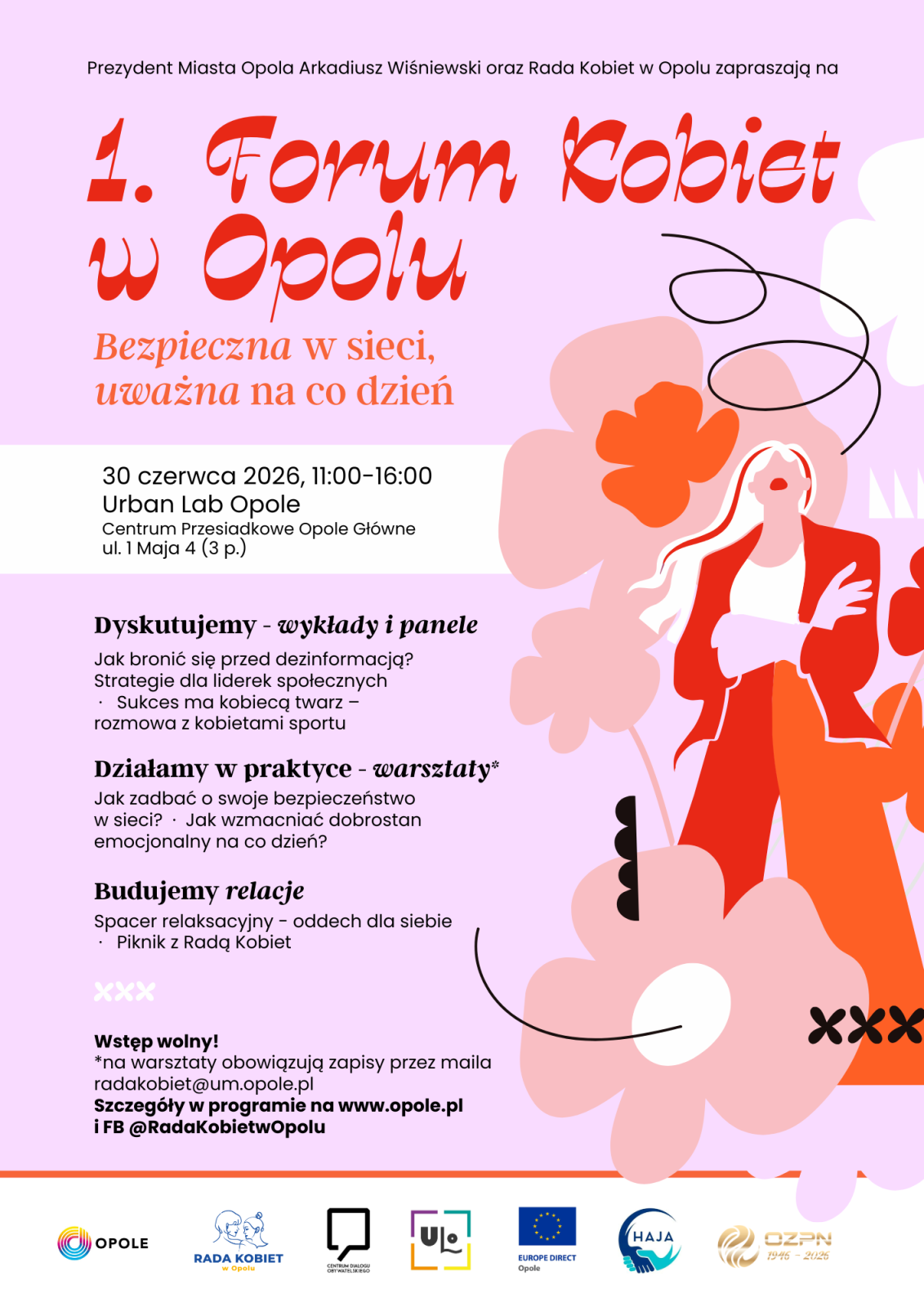plakat wydarzenia, informacje zostały zawarte w tekście