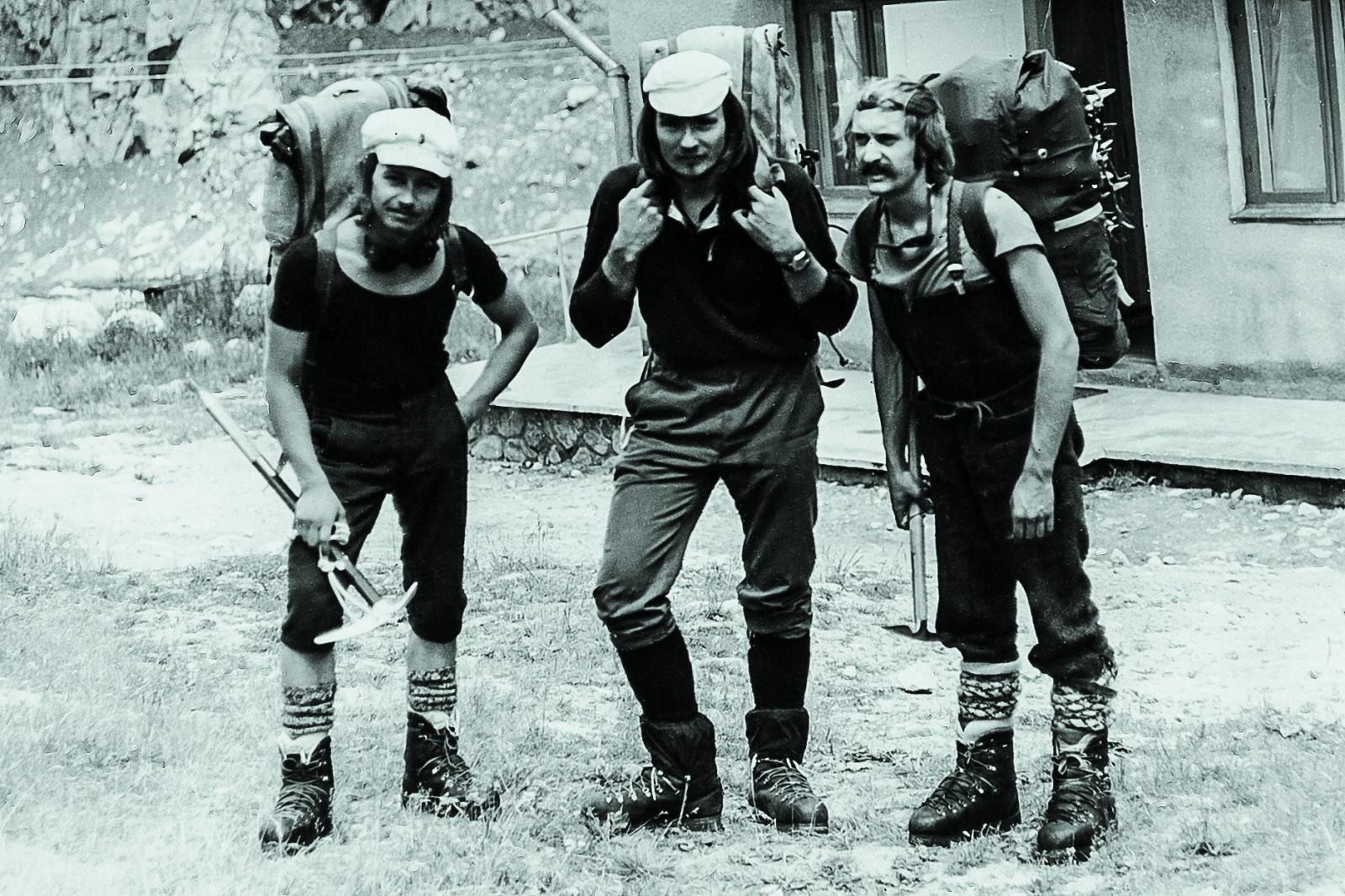 Zdjęcie z wyprawy w Pamirze 1977 roku