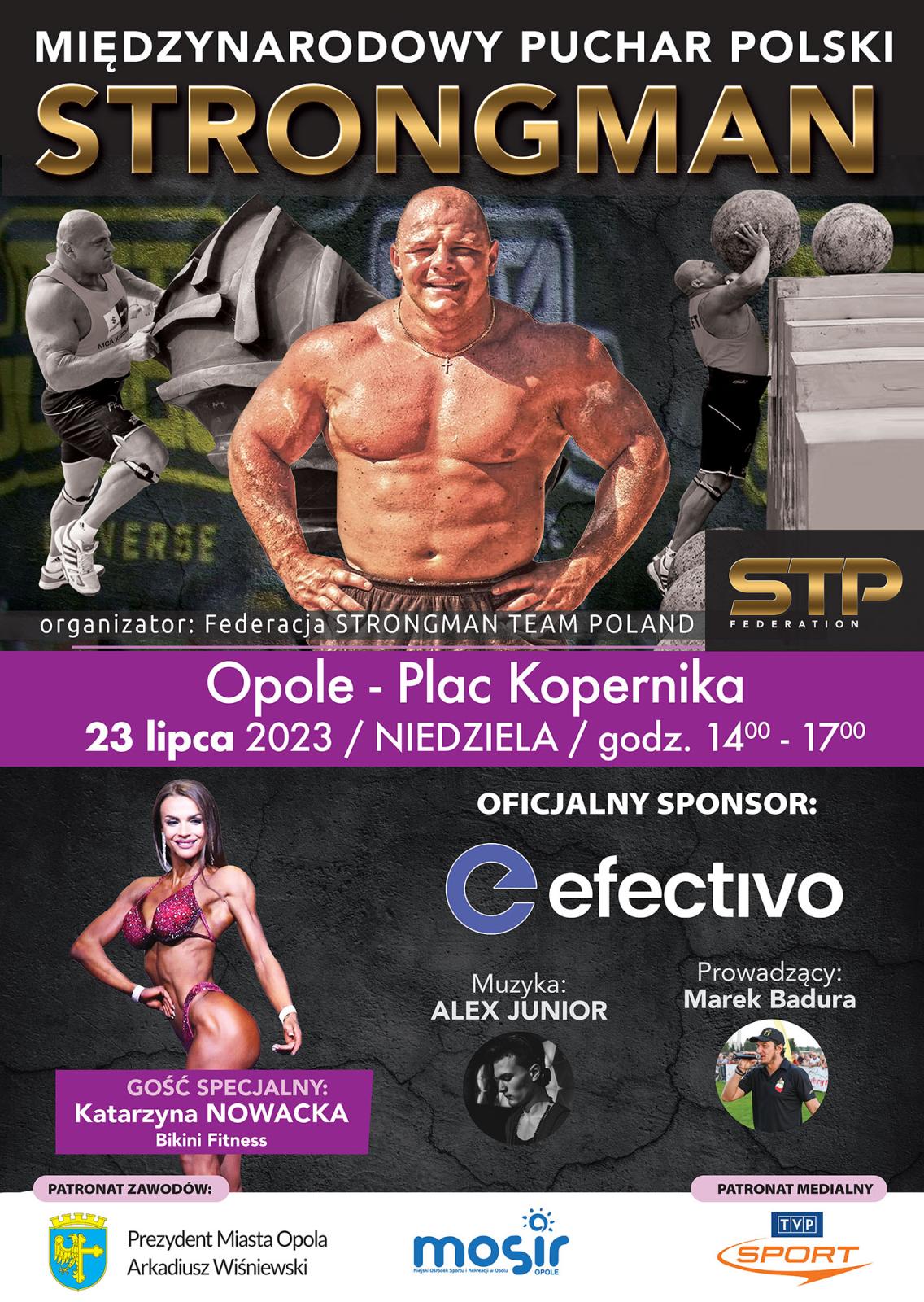 Plakat Mistrzostwa Polski Strongmanów 