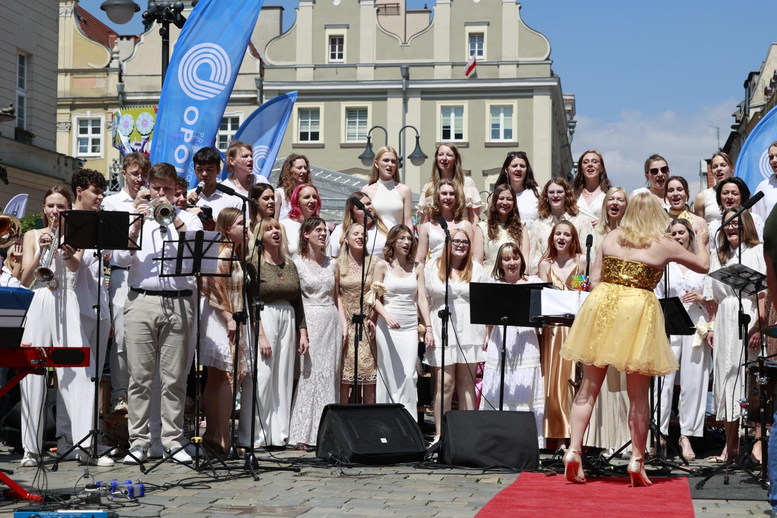 Chór Politechniki Opolskiej pod dyrekcją Ludmiły Wocial