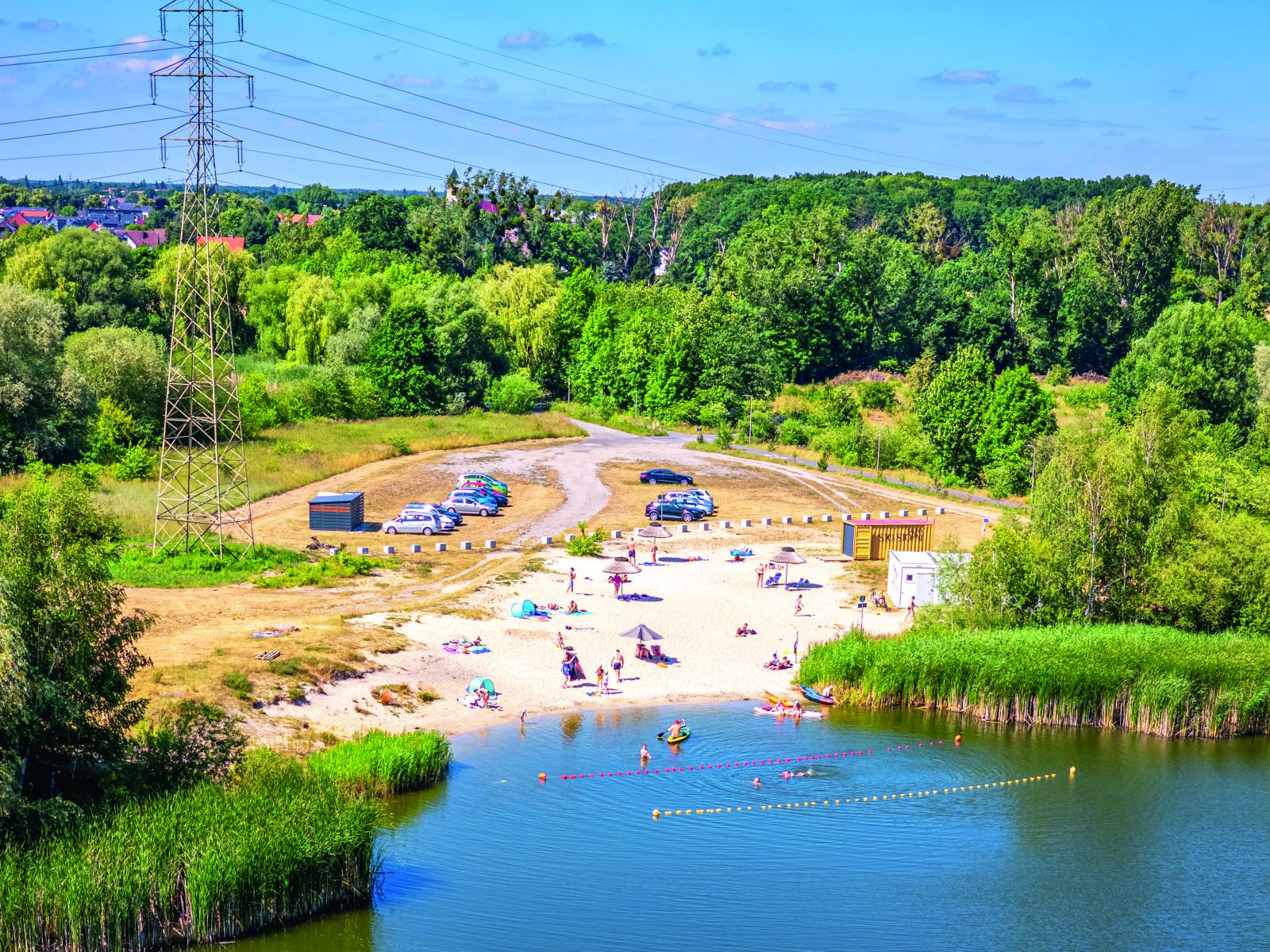 kąpielisko, plaża, plażowicze
