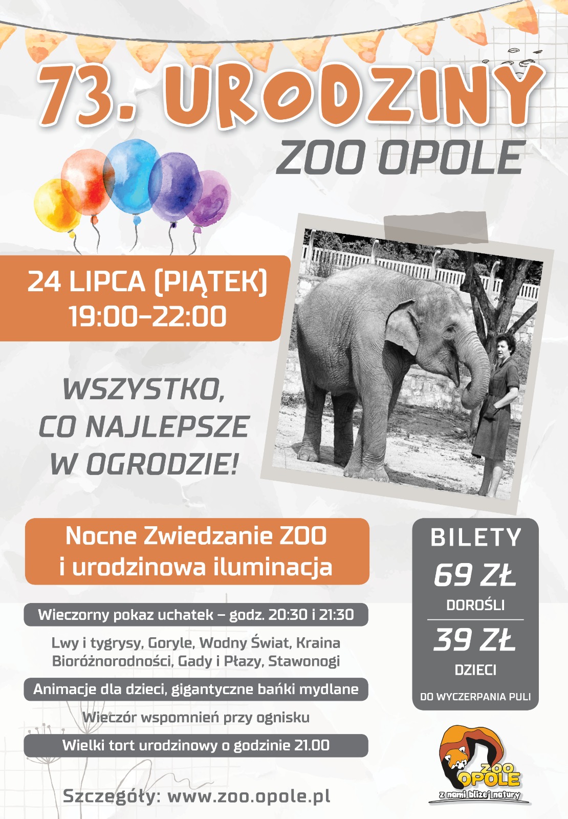 plakat z informacjami