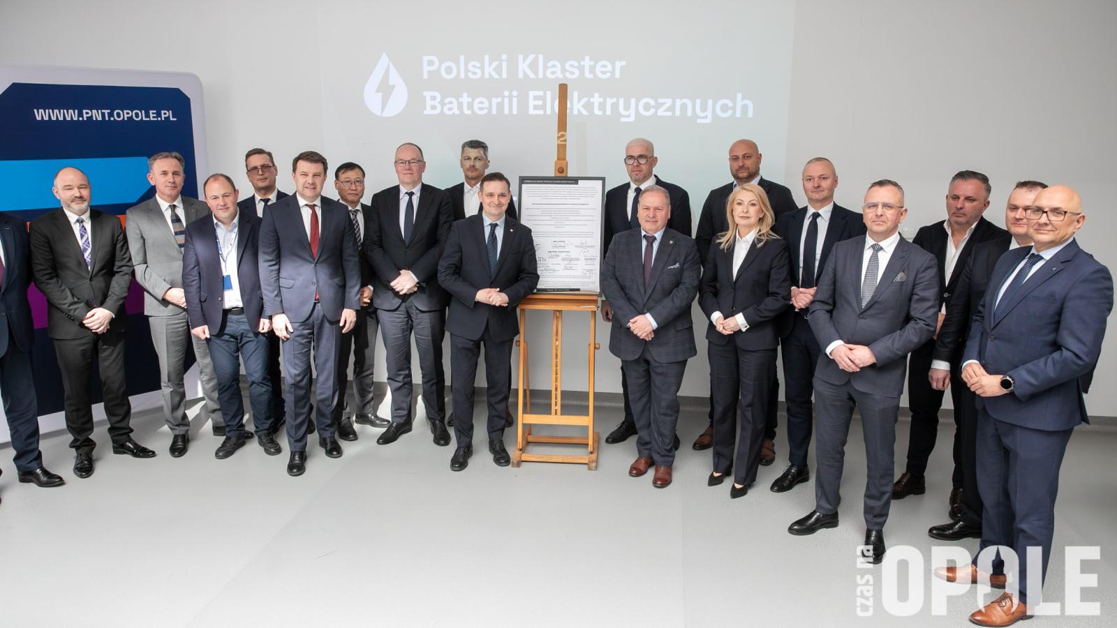 Przedstawiciele Polskiego Klastra Baterii Elektrycznych