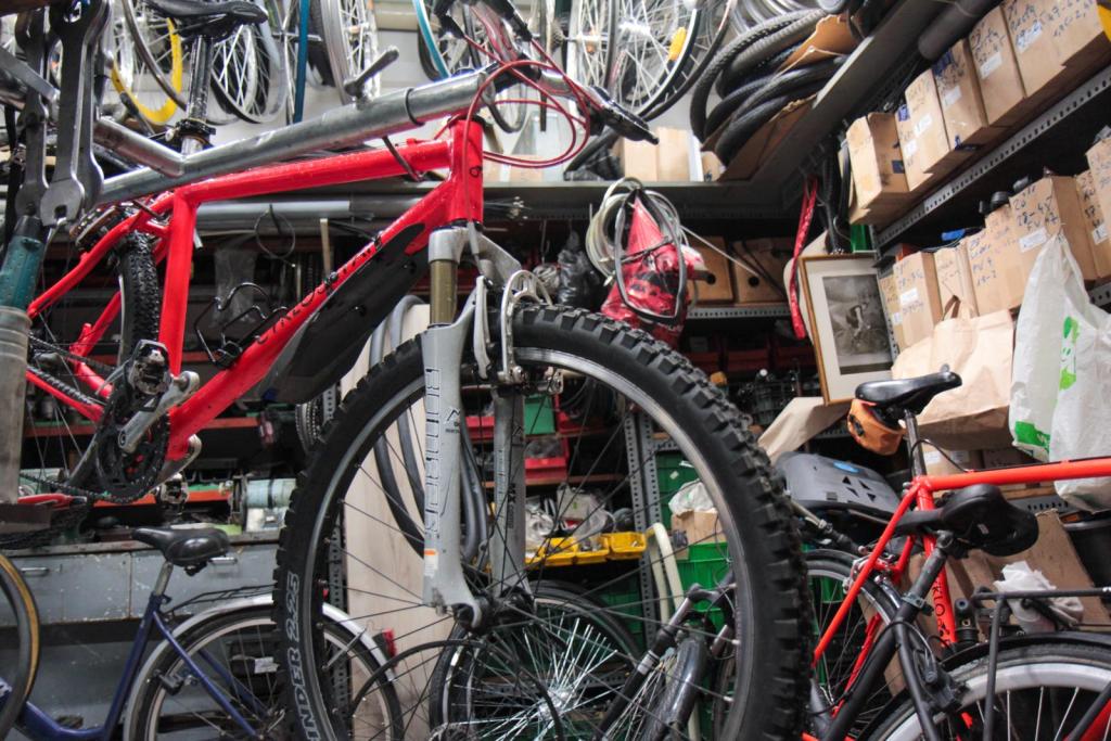 Rower w serwisie rowerowym