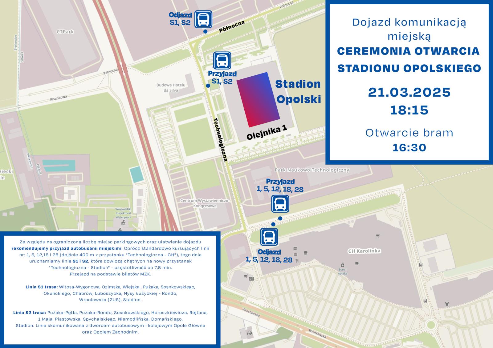 Mapa parkingu i dojazdu