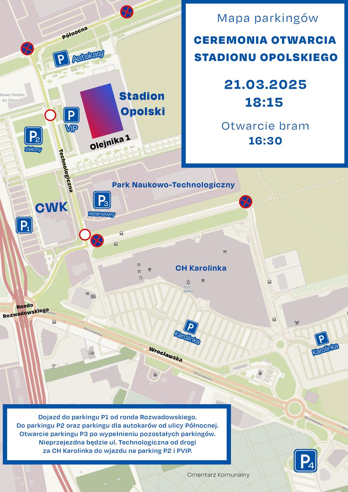 mapa parkingów