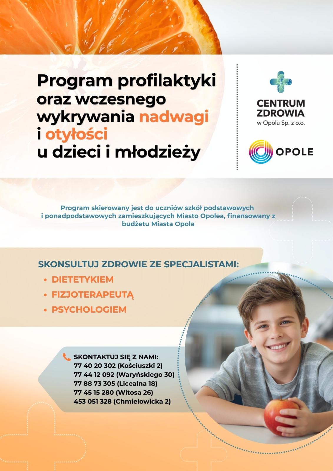 ulotka program walki z otyłością