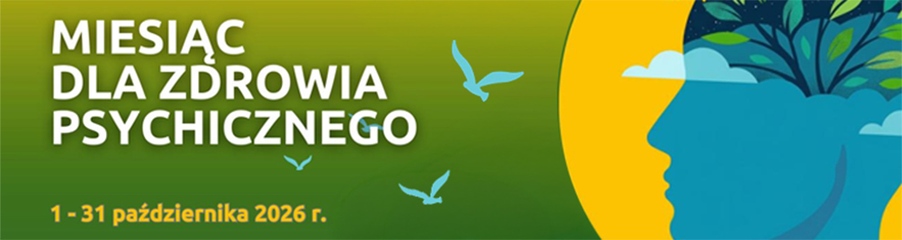 baner informujący o miesiącu zdrowia psychicznego w Opolu  width=