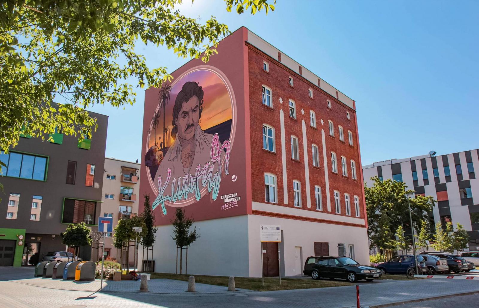 mural Krzysztofa Krawczyka- wizualizacja 