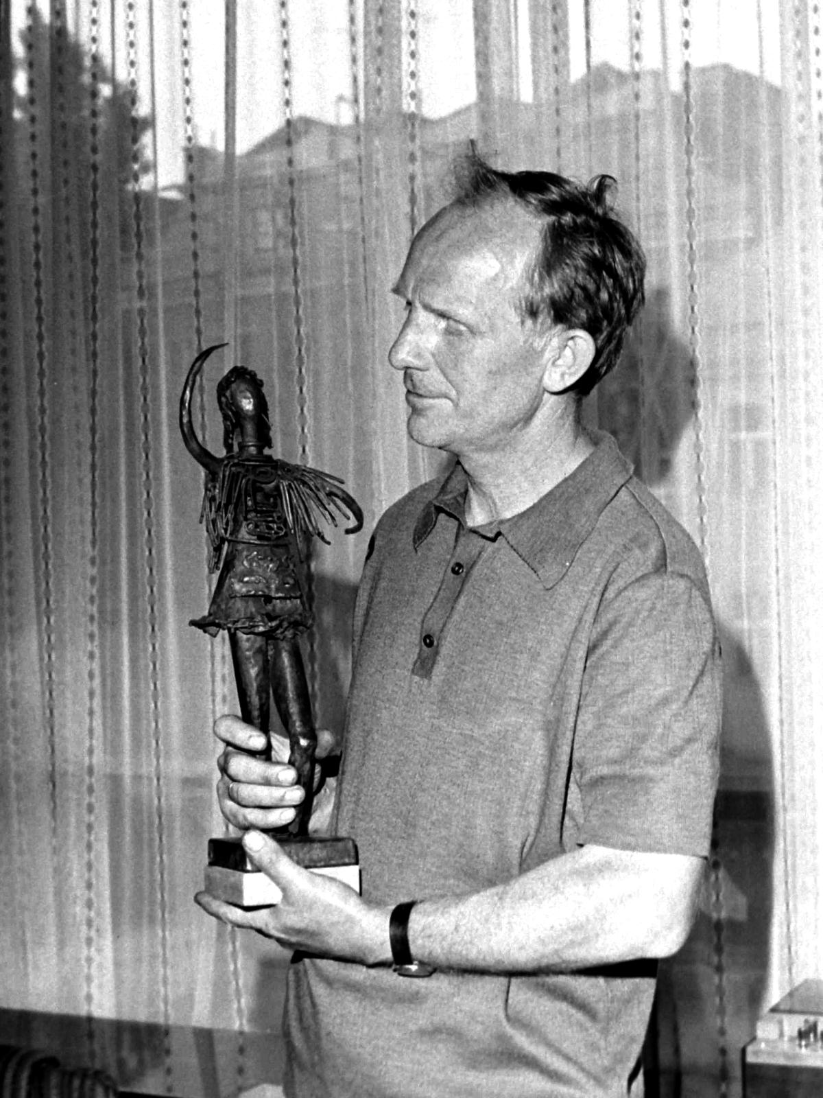 Marian Nowak z Karolinką. Fot. Ryszard Łabus / arch. MPP w Opolu