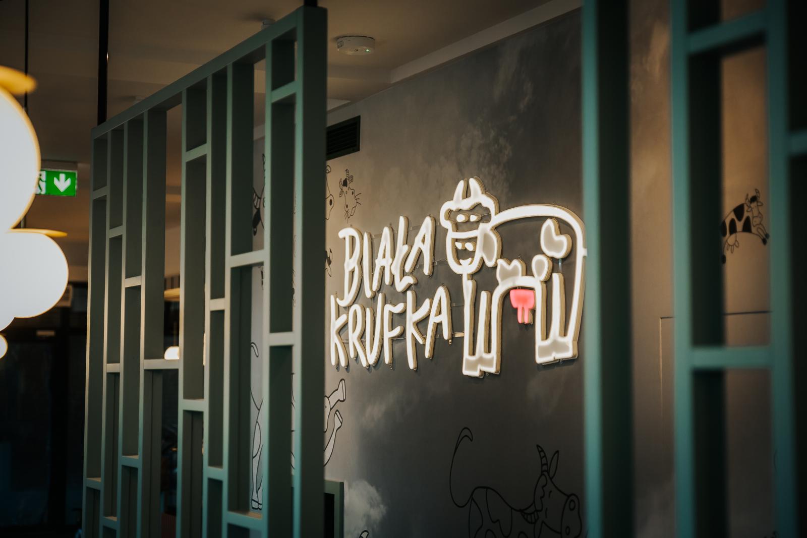 Zdjecie szyldu restauracji