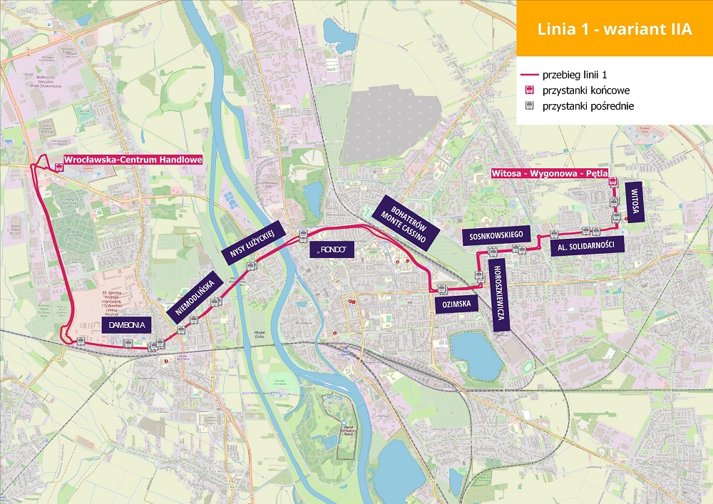 Trasa linii ekspresowej