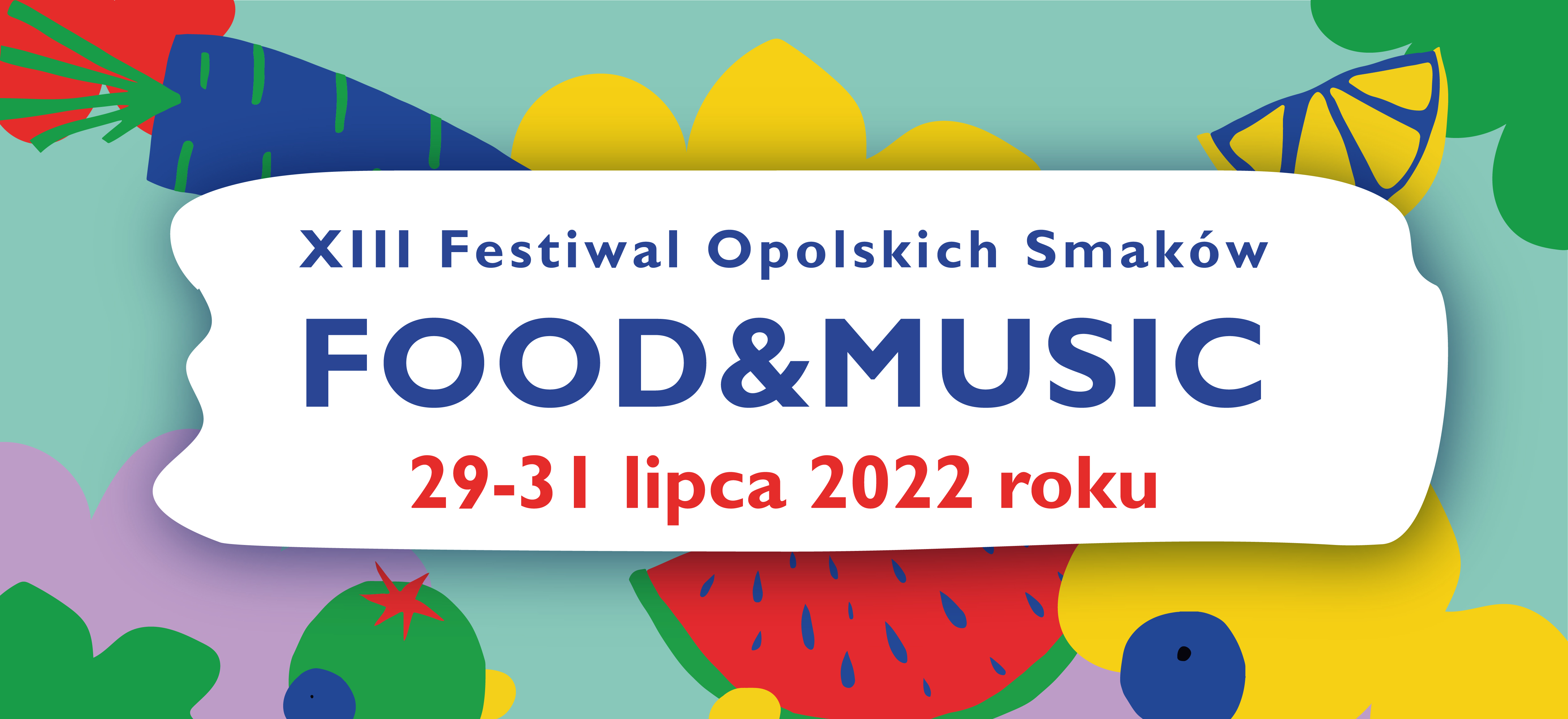 Plakat Festiwalu Opolskich Smaków w 2022 roku
