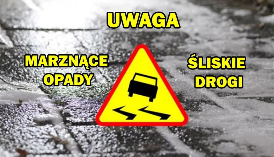 oblodzenie slisko pogoda