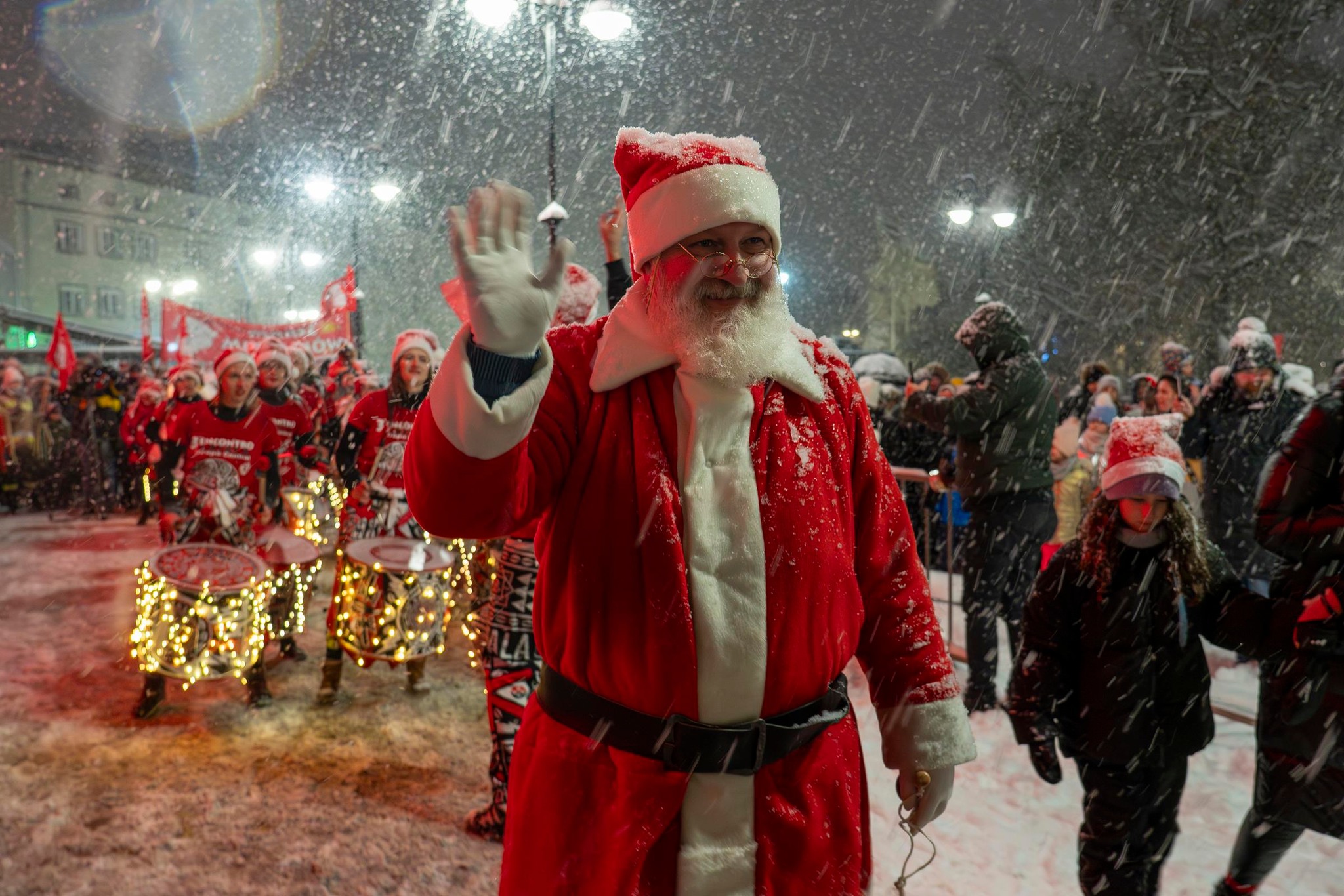 mikołaj podczas marszu