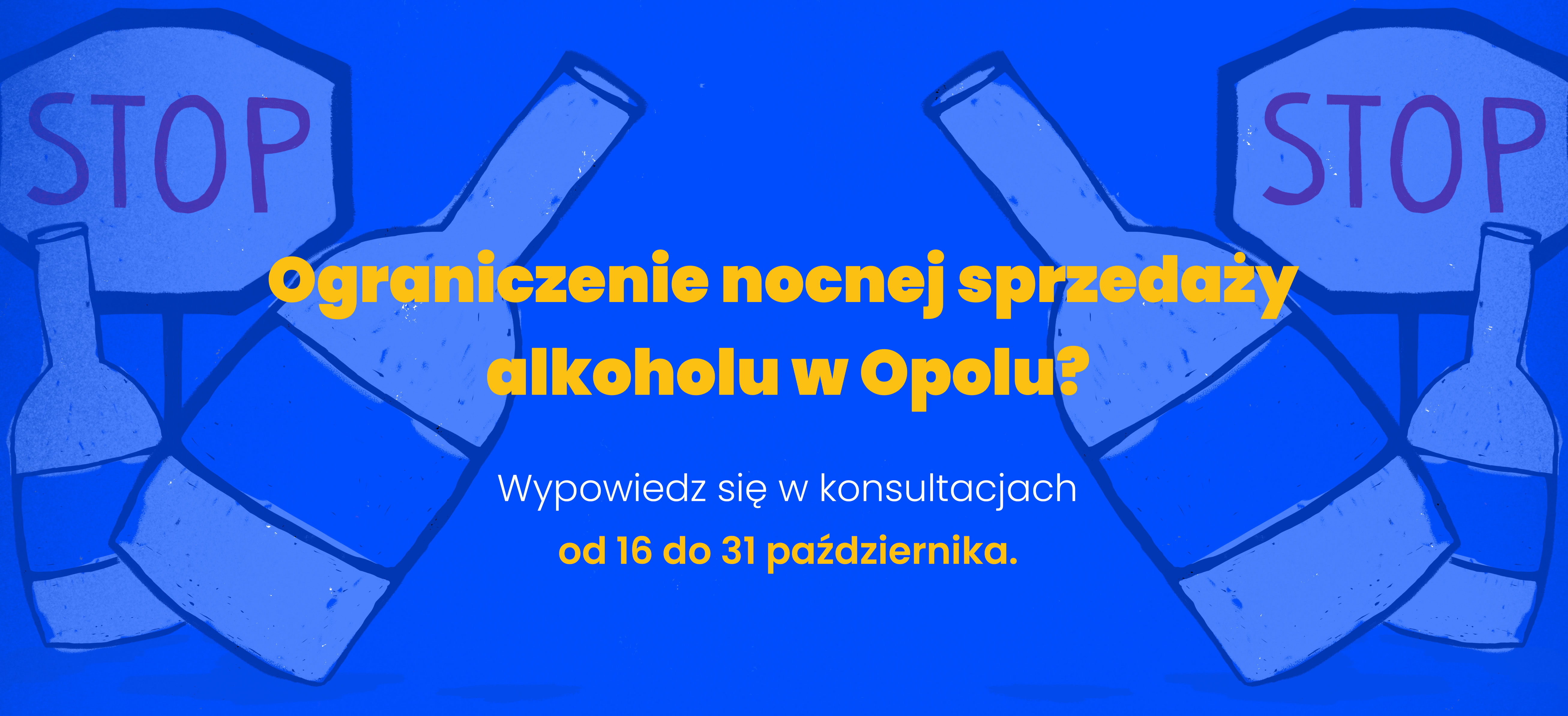 Ograniczenie sprzedaży alkoholu - banner internetowy