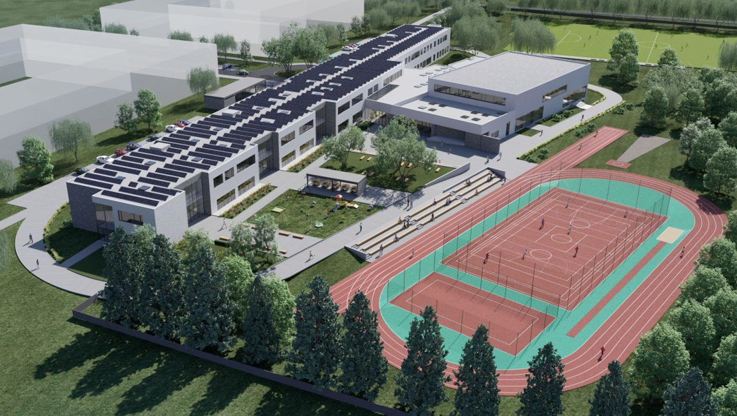 Wizualizacja nowej szkoły w Opolu