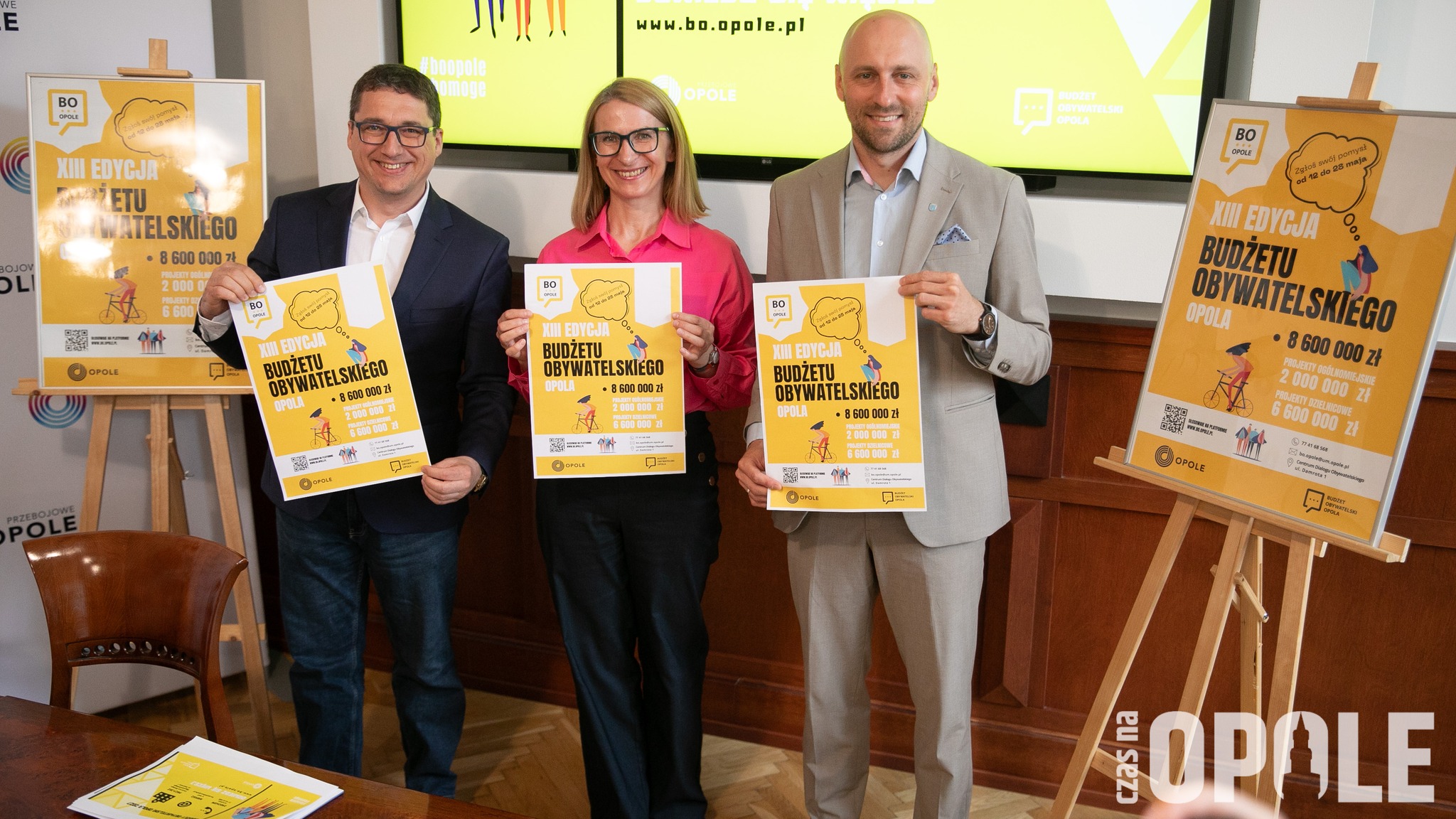zdjęcie z konferencji prasowej dot. budżetu obywatelskiego