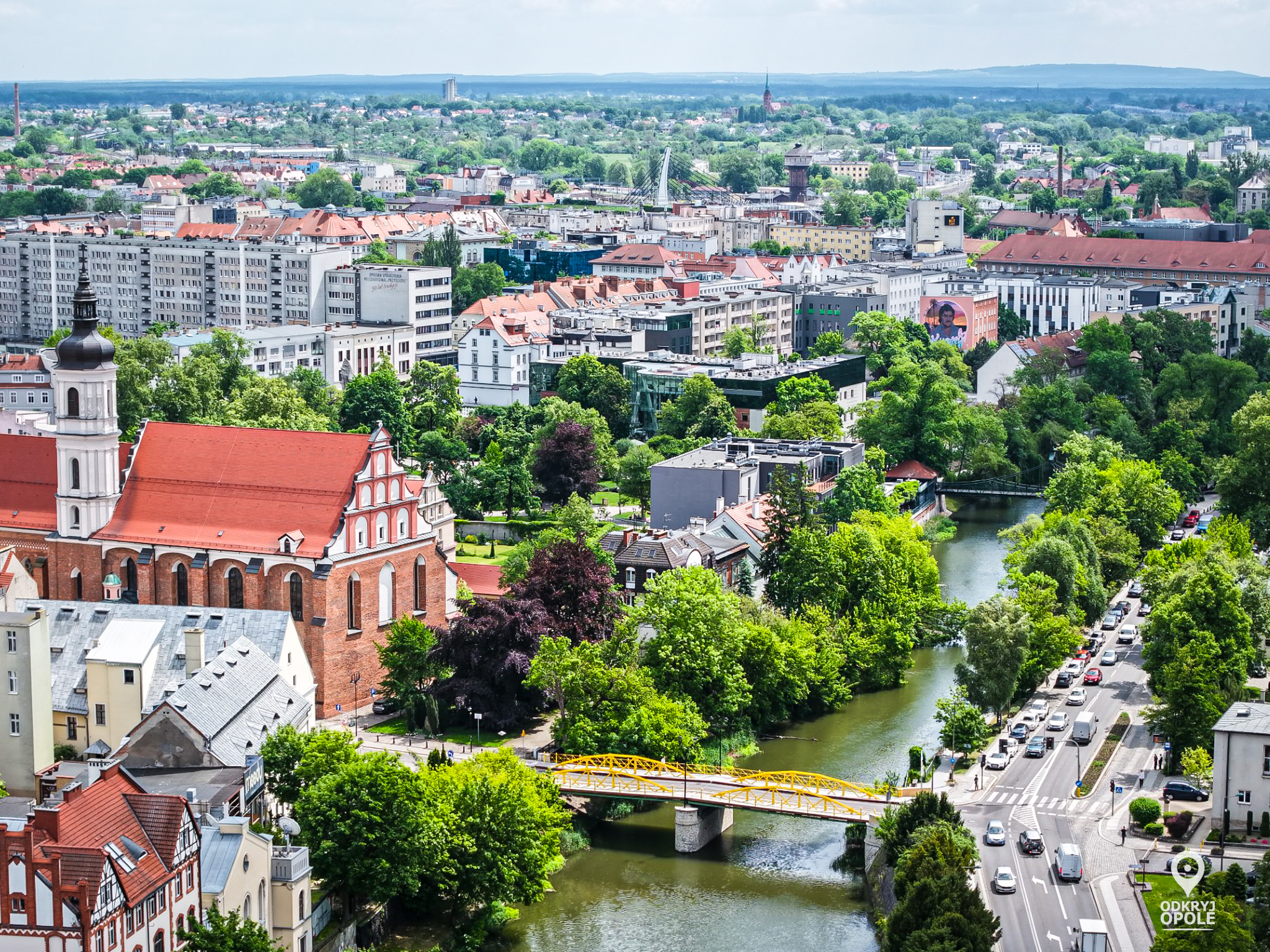 panorama miasta opola 