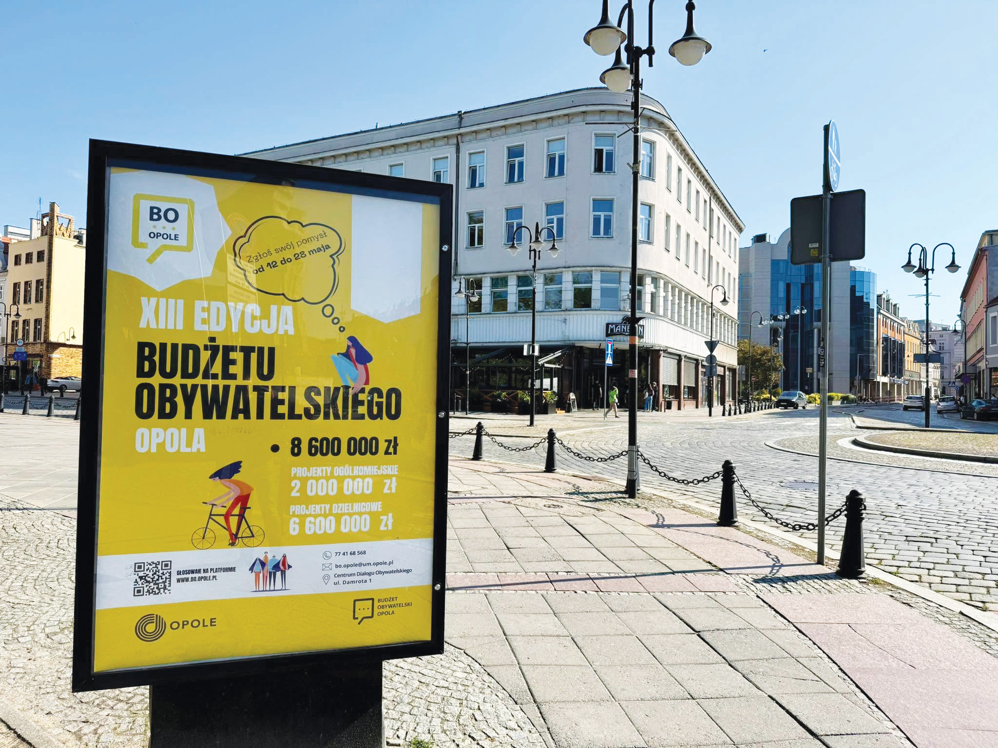 Zdjęcie citylight na Placu Wolności