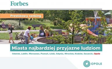 Opole w renomowanym rankingu Forbesa