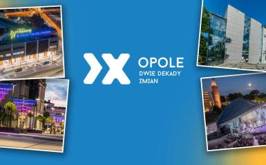 baner kampanii "Opole. Dwie dekady zmian"