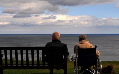 osoba na wózku inwalidzkim