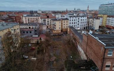 Zdjęcie przedstwia plac, na którym mieścił się targ ruski