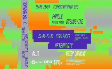 baner wydarzenia, informacje w tekście