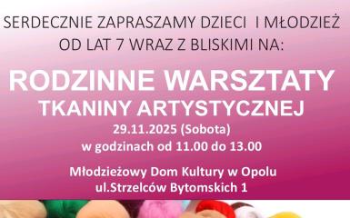 plakat wydarzenia, informacje zawarte w tekście