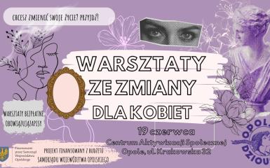 baner wydarzenia, informacje i szczegóły spotkania zostały zawarte w tekście