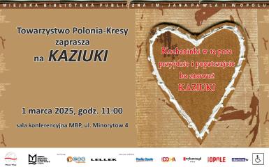 baner wydarzenia, informacje w tekście