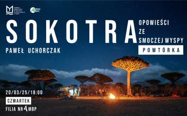 baner wydarzenia, informacje w tekście